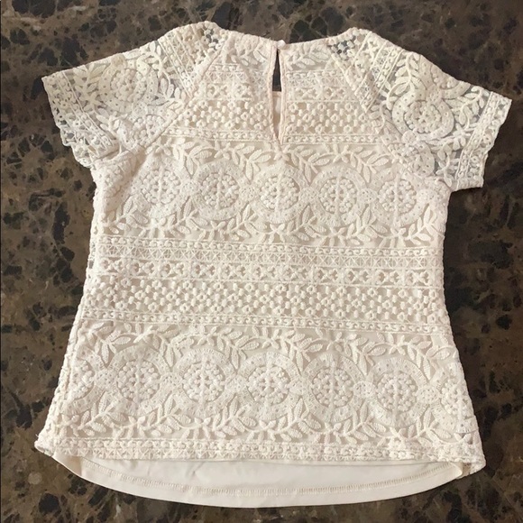 Solitaire Detailed Ivory Top. Size S. - Picture 6 of 9